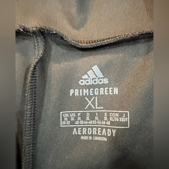 Adidas women’s athletic yoga pants w/pocket, logo, great condition, size xl - Picture 4 of 6